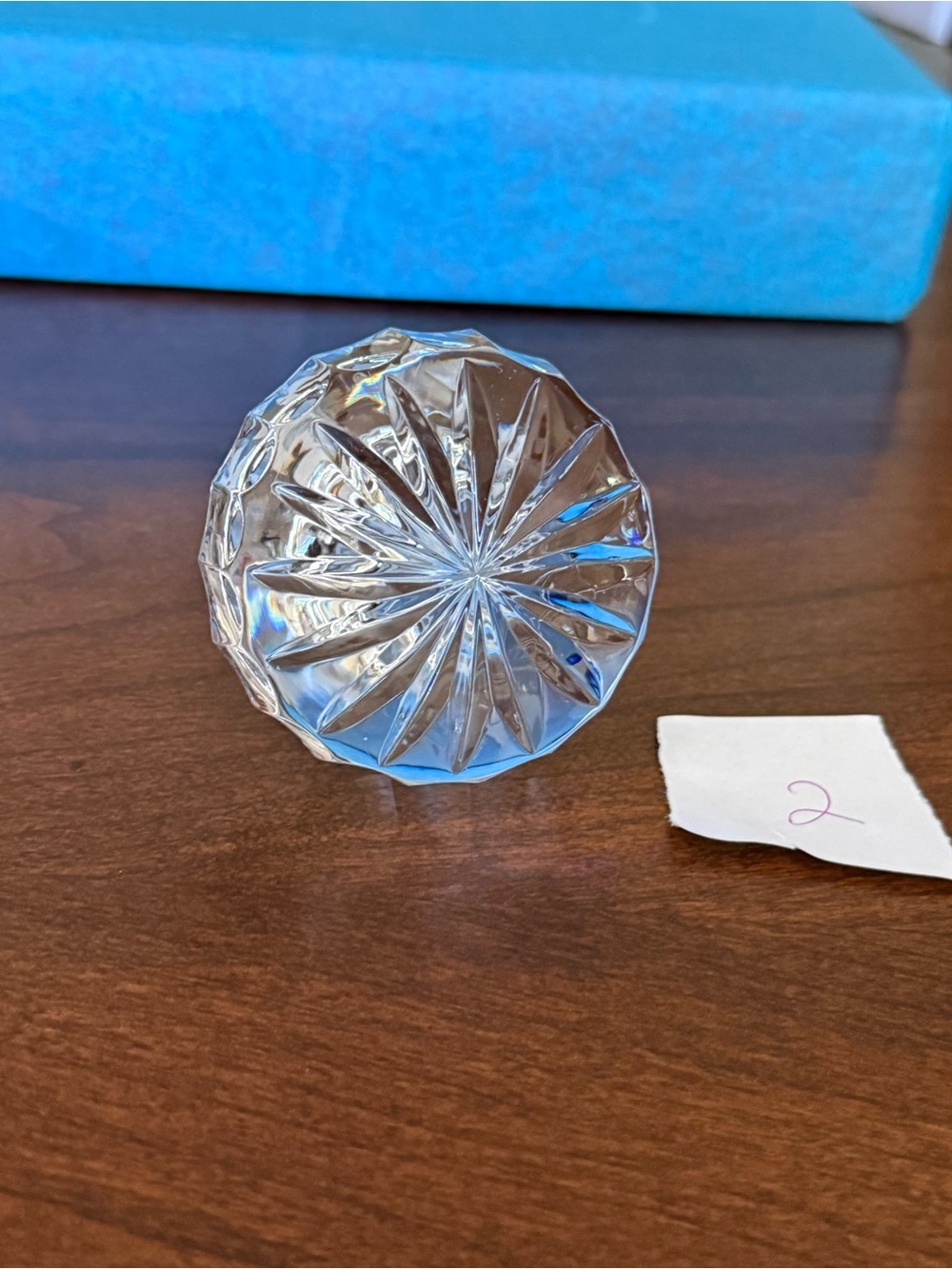 Vintage Cut Crystal Decanter Stopper - Listing 2